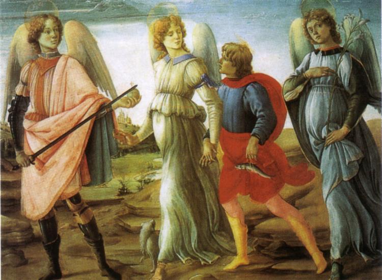 Tobiolo E I Tre Arcangeli, 1485 - Filippino Lippi