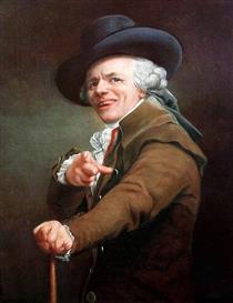 Retrato do Artista com as Características de um Zombador - Joseph Ducreux