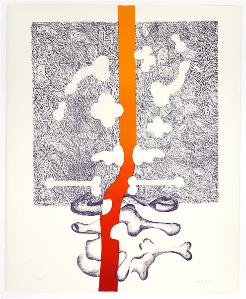 Plate One, from Synapse Suite, 1974 - Martyl Langsdorf
