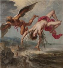 The Fall of Icarus - Jacob Peter Gowy