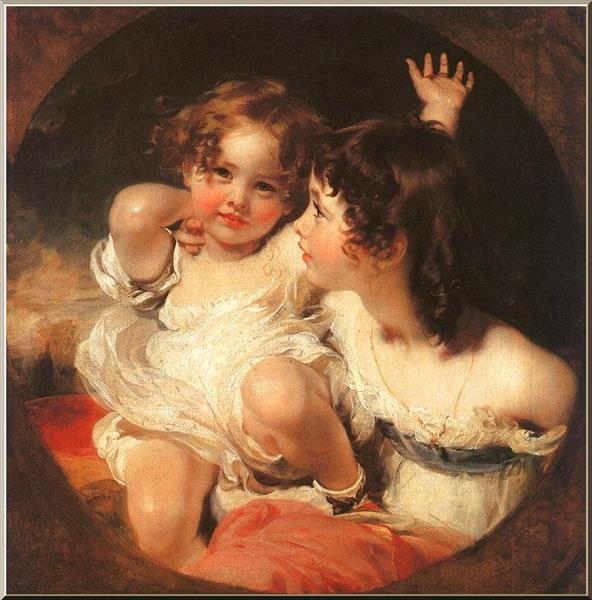 The Calmady Children, 1824 - Thomas Lawrence