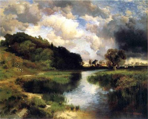 Cloudy Day At Amagansett, 1884 - Thomas Moran