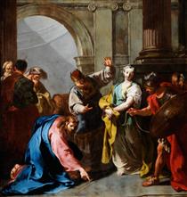 Christ and the Adultress Sheffield - Giovanni Battista Pittoni