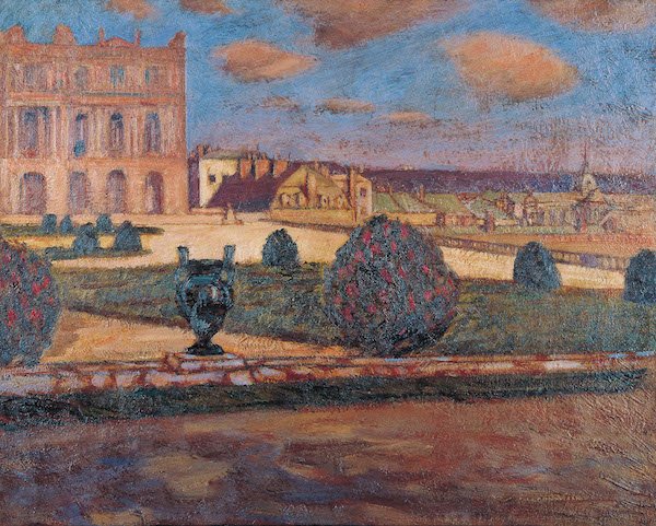 Landscape of Versailles, 1906 - 藤島武二