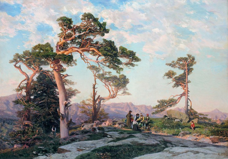 The Guadarrama mountain range, 1869 - Martín Rico