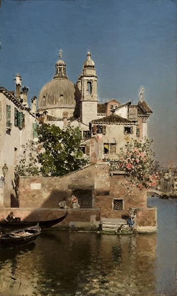Rio del Ognissanti, Venice - Martín Rico y Ortega