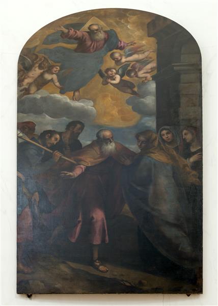 Incontro di San Gioacchino con Santa Anna, c.1628 - Palma il Giovane
