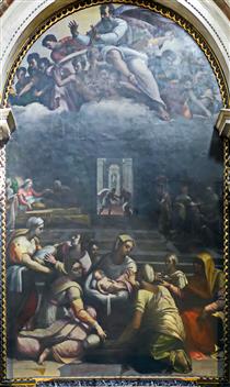 The Birth of the Virgin - Sebastiano del Piombo