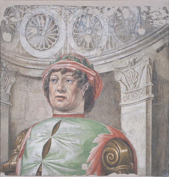 Poet Laureate with Red Hat, 1490 - Донато Браманте