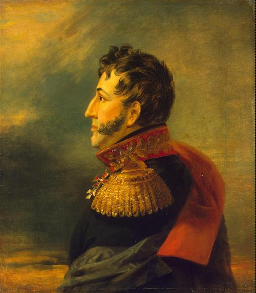 Portrait of Ivan T. Sazonov, c.1828 - Джордж Доу