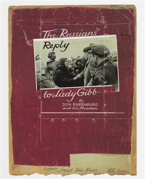 Ilya Ehrenburg. The Russians Reply to Lady Gibb, 1945 - John Heartfield