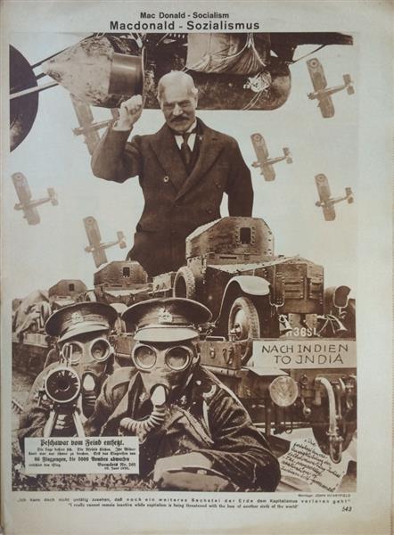 Macdonald = Socialism, from the Workers' Illustrated News, 1930 - Джон Хартфилд