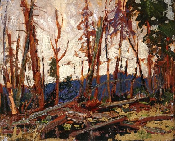 Burnt Country, Evening. Sketch for 'Burnt Land', 1914 - Том Томсон