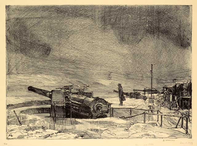 Harbour Defence - Winter, 1918 - 1919 - Arthur Lismer