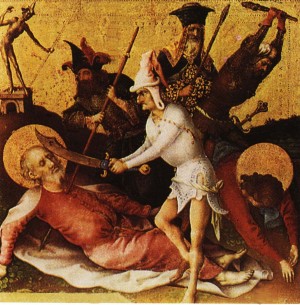 Martydoms of Simon the Zealot and Jude the Apostle, c.1435 - c.1440 - Штефан Лохнер