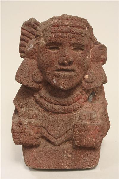 Seated Female Deity - Aztec Art