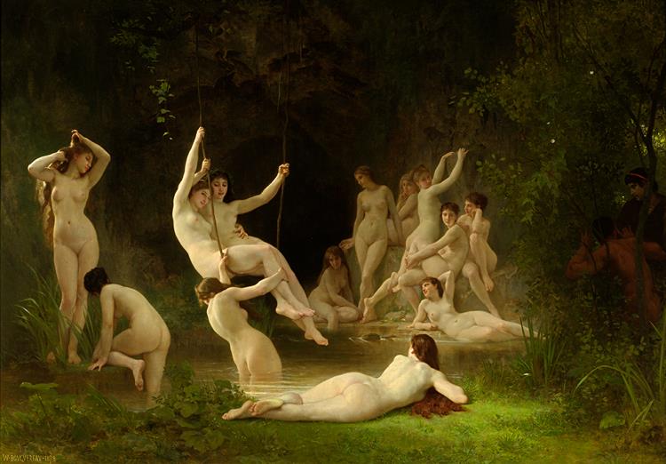The Nymphaeum, 1878 - William-Adolphe Bouguereau