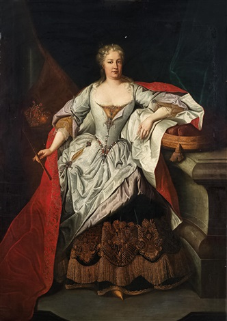 Empress Elisabeth Christine - Charles-Andre van Loo (Carle van Loo)