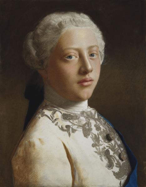 Portrait of George, Prince of Wales, Later George III, 1754 - Жан-Этьен Лиотар