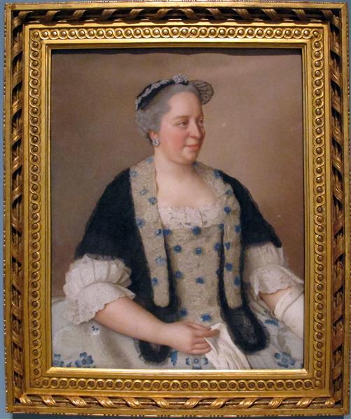 Portrait of the empress Maria Theresa of Austria, 1762 - Жан Етьєн Ліотар