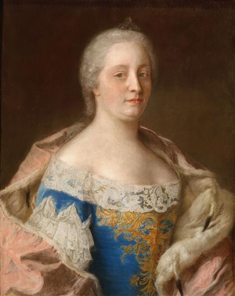 Empress Maria-Theresa of Austria, 1743 - 1745 - Жан Етьєн Ліотар