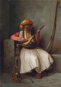 The Mandolin Player - Жан-Леон Жером