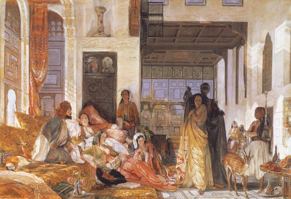 Еhe Harem - Introduction of An Abyssinian Slave, c.1865 - John Frederick Lewis
