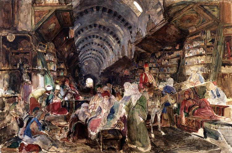 Stamboul Bazaar, 1840 - John Frederick Lewis