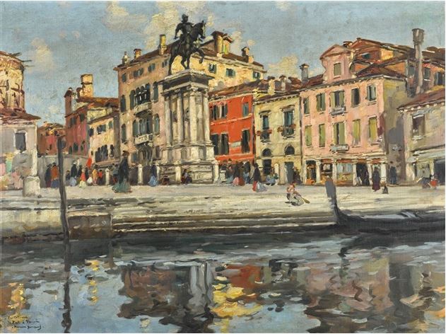 The Colleoni Statue, Venice - Maurice Bompard