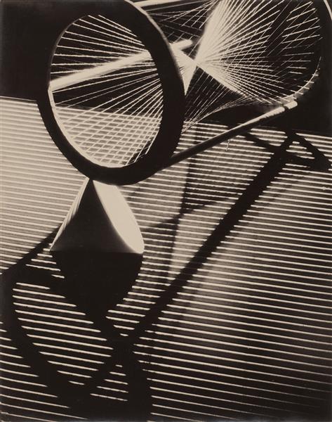 Untitled String Structure Lines Circles, 1940 - György Kepes