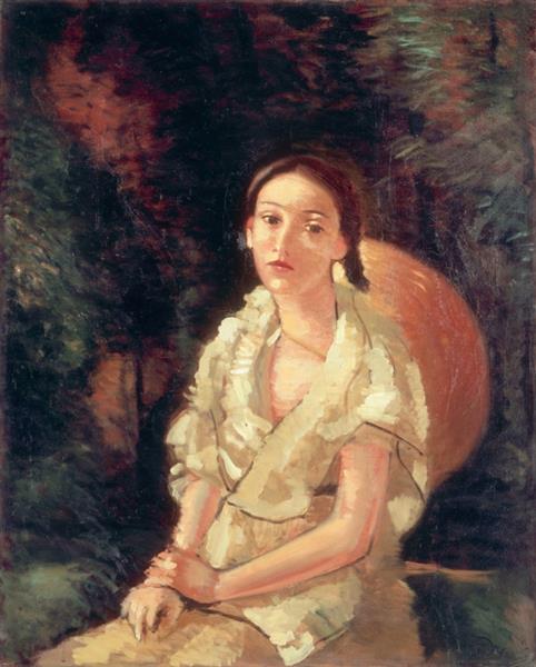 The Painter's Niece, Seated, 1931 - Андре Дерен