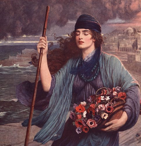 Nydia, the Blind Girl of Pompeii, 1890 - Herbert Gustave Schmalz (Herbert Carmichael)