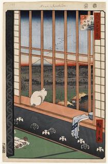 101. Asakusa Ricefields and Torinomachi Festival - Hiroshige