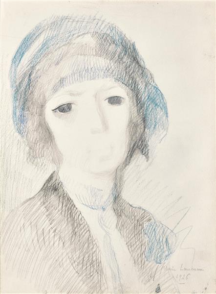Head of A Woman, 1926 - Marie Laurencin
