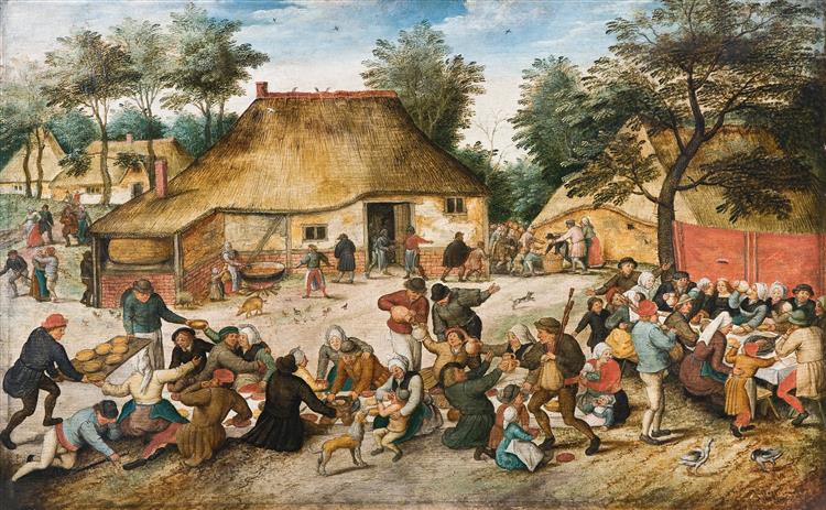 The Peasant Wedding - Pieter Bruegel, o Jovem