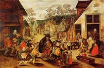 The Organ Grinder - Pieter Bruegel, o Jovem