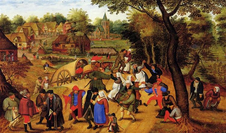 The Return of the Fair - Pieter Brueghel the Younger