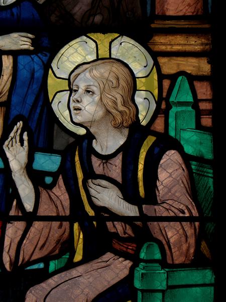 Life of Christ. Eglise Saint-Sulpice de Fougères (detail), 1919 - Ludovic Alleaume