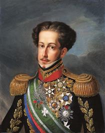 Retrato do Imperador Pedro I - Simplício Rodrigues de Sá