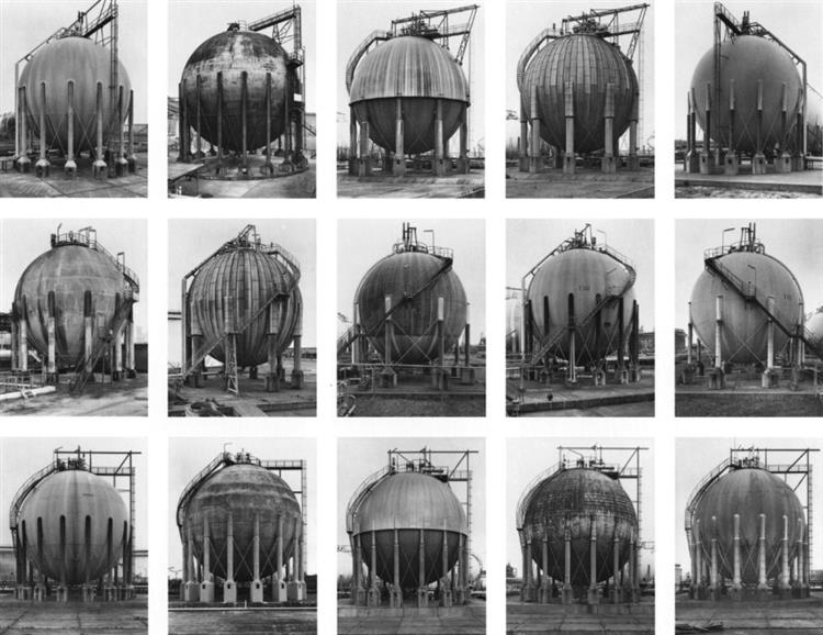 Gas Tanks, 1983 - 1992 - Bernd y Hilla Becher