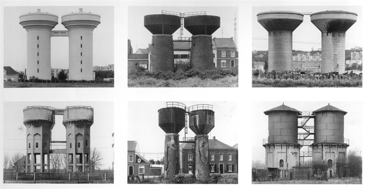 Twin Water Towers - Bernd and Hilla Becher