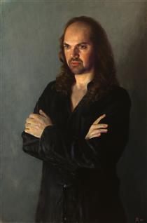 Portrait of Composer Octavio Vazquez - Luis Álvarez Roure