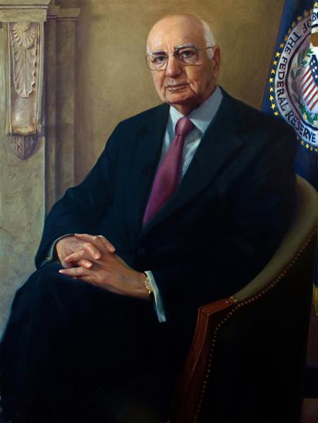 Portrait of Paul A. Volcker, 2015 - Luis Álvarez Roure