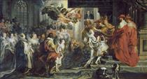 10. The Coronation in Saint Denis - Peter Paul Rubens
