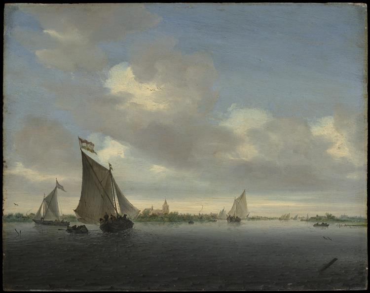 Marine - Salomon van Ruysdael