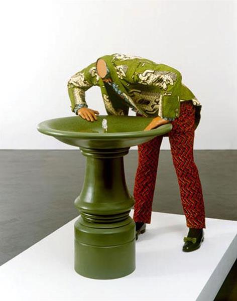 HEADLESS MAN TRYING TO DRINK, 2005 - Yinka Shonibare