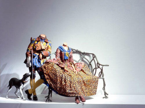 MR. AND MRS. ANDREWS WITHOUT THEIR HEADS, 1998 - Yinka Shonibare