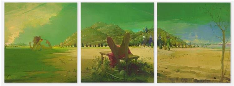 Triptych, 2010 - 2011 - Lisa Yuskavage