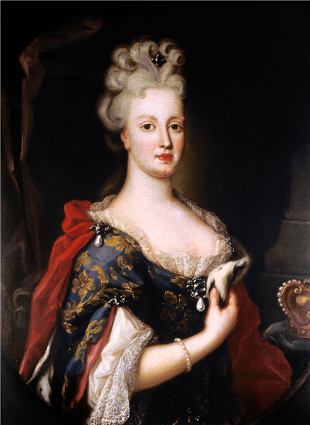 Portrait of Maria Anna from Austria - Pompeo Batoni