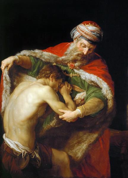 The Return of the Prodigal Son, 1773 - Помпео Батоні